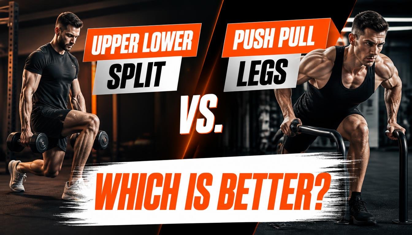 Upper lower split vs push pull legs workout plan comparison